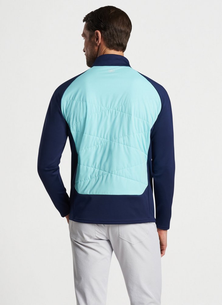 Peter Millar Merge Hybrid Jacket, Cabana Blue, Navy