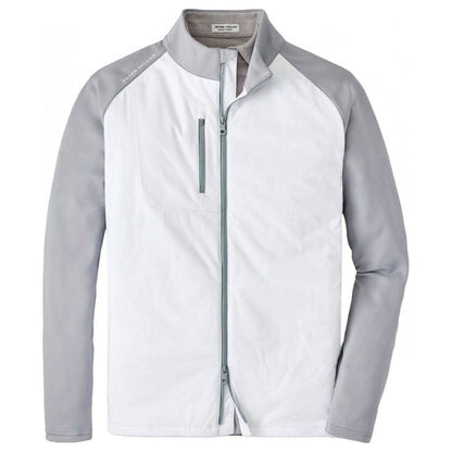 Peter Millar Merge Hybrid Jacket, White, Gale Grey