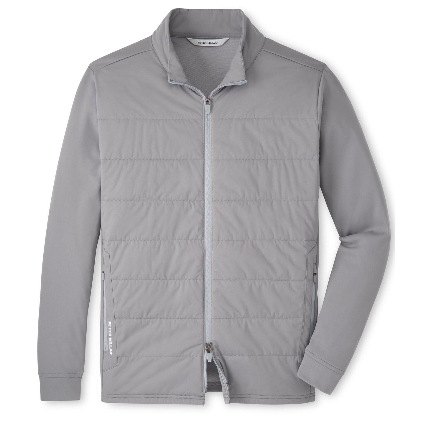 Peter Millar Merge Hybrid, zateplená bunda na golf šedá