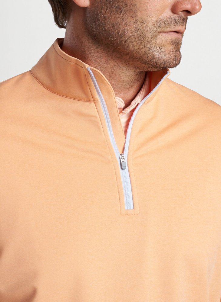 Peter Millar Perth Melange Performance, Orange Nectar