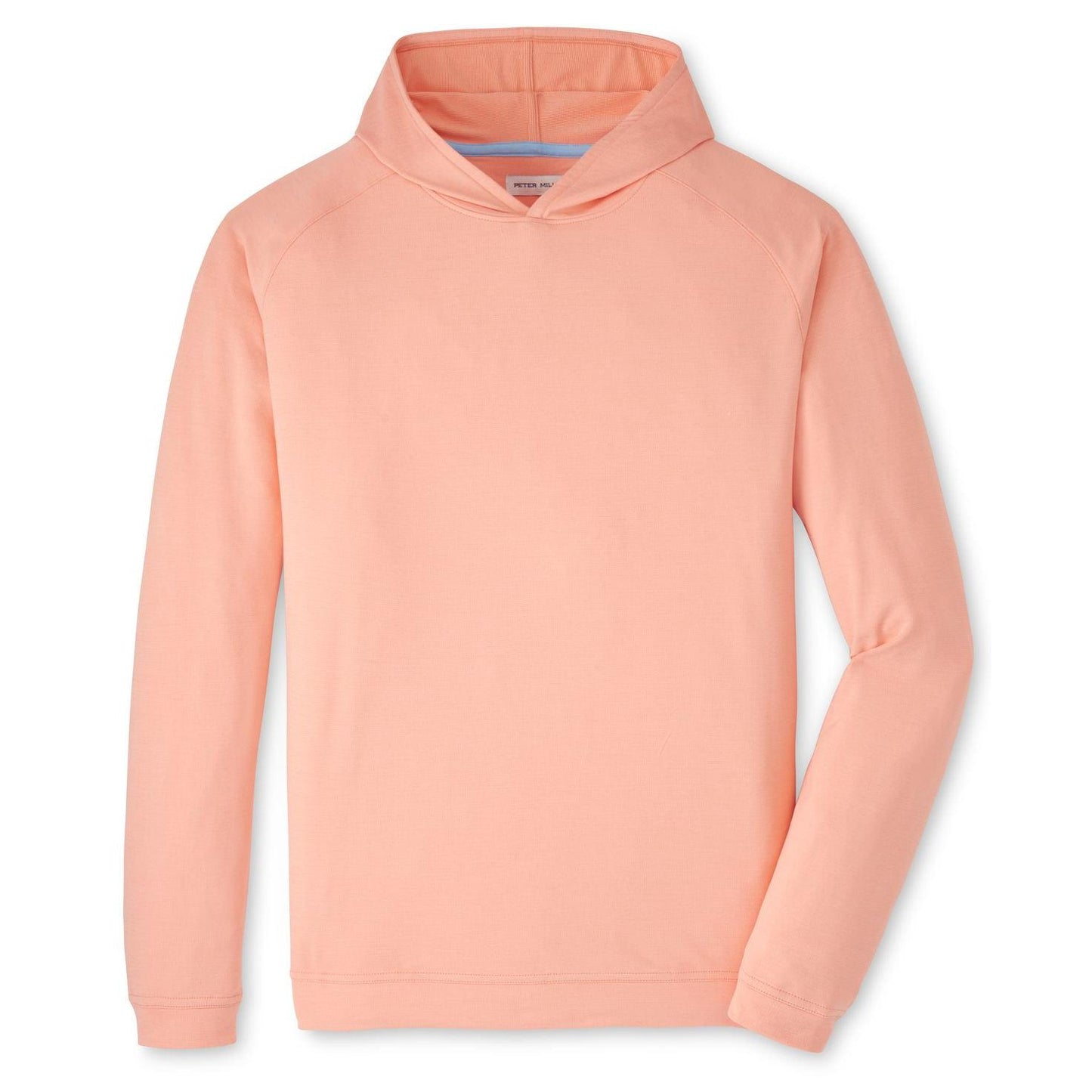 Peter Millar Pine, golfová mikina s kapucí oranžová