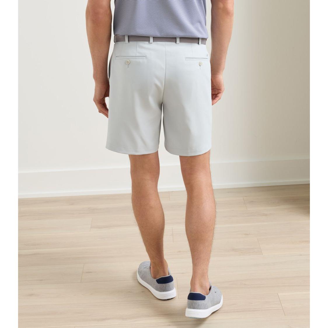 Peter Millar Salem Salem High Drape, pánské golfové kraťasy šedé