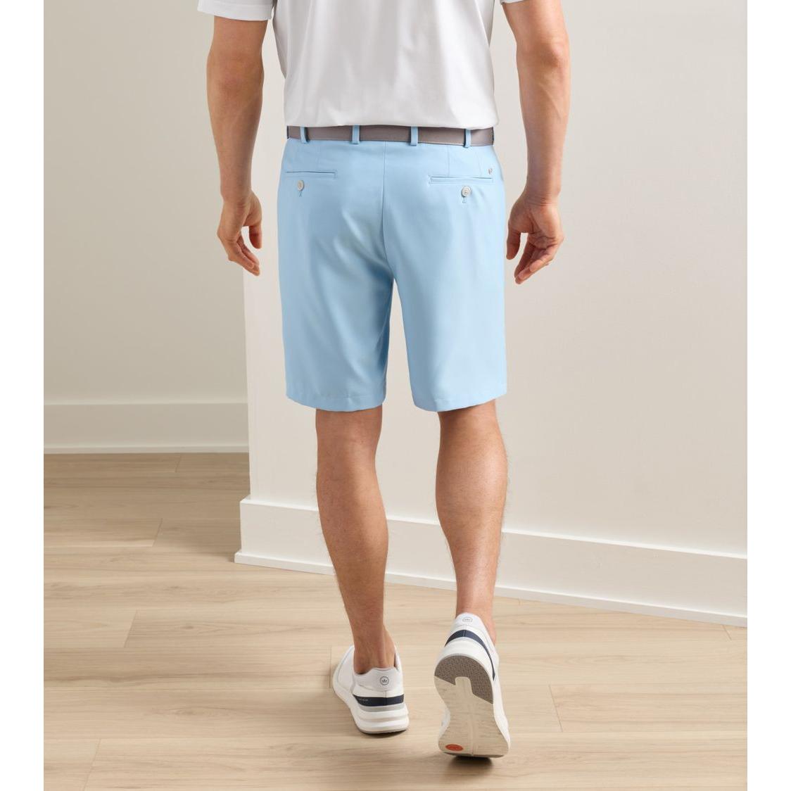 Peter Millar Salem Salem High Drape, pánské golfové kraťasy světle modré