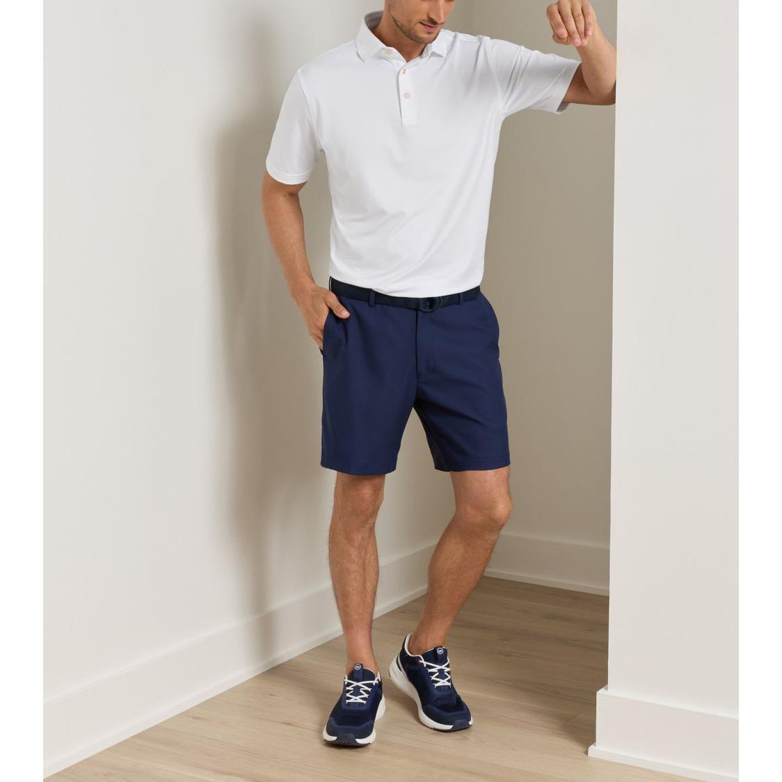 Peter Millar Salem Salem High Drape, pánské golfové kraťasy tmavě modré