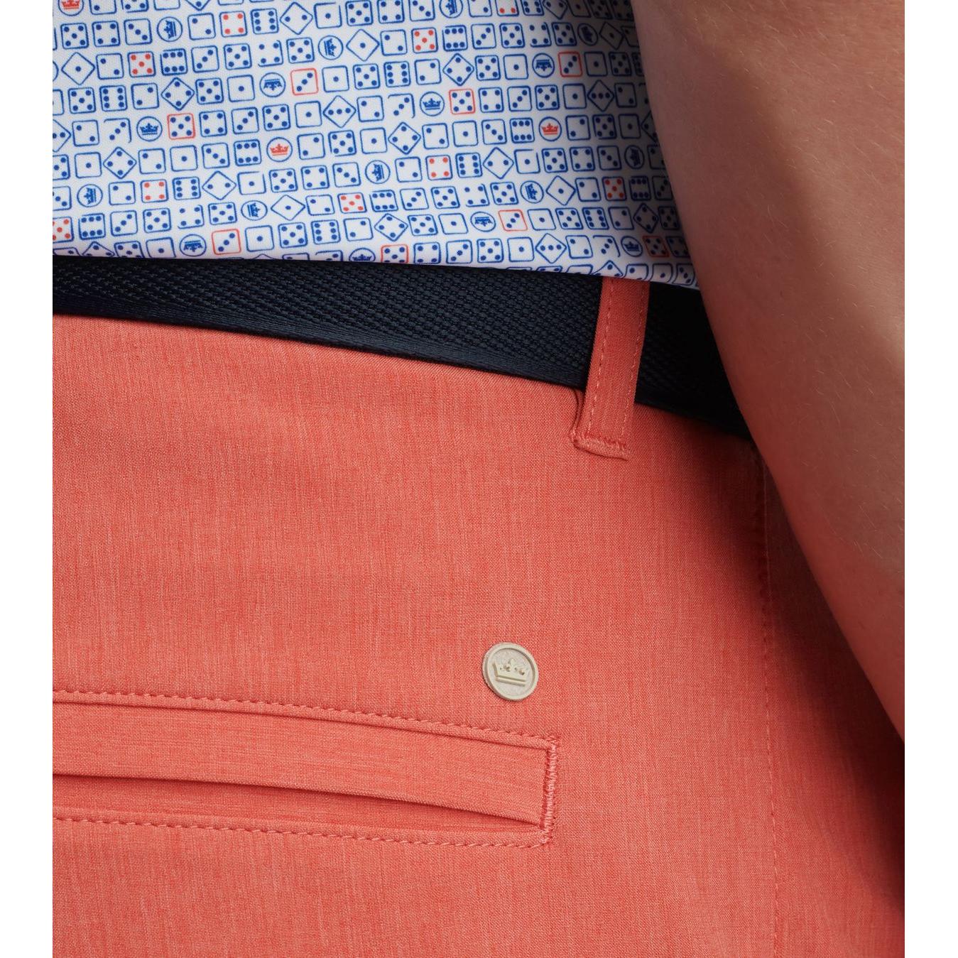 Peter Millar Shackleford Performance Hybrid, Azalea, pánské golfové kraťasy