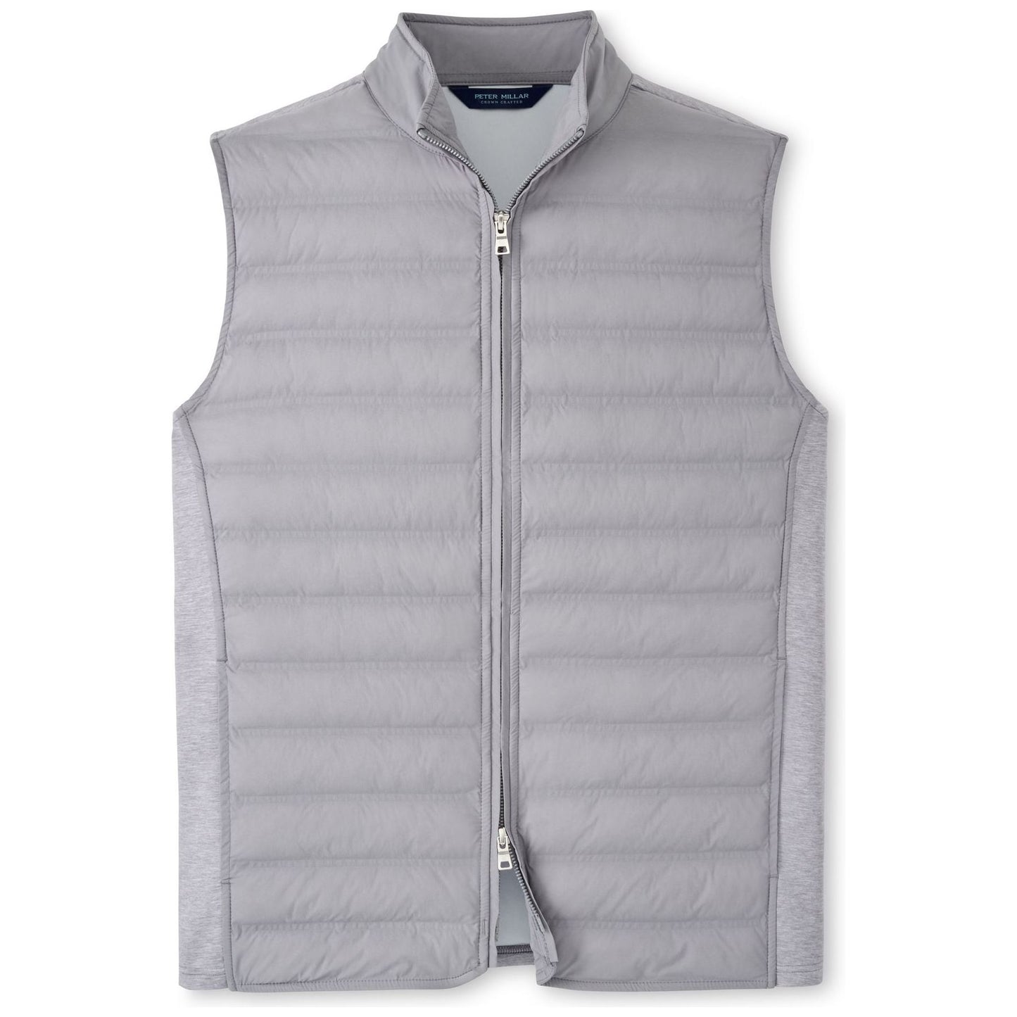 Peter Millar Winsome Hybrid, Šedá pánská golfová vesta