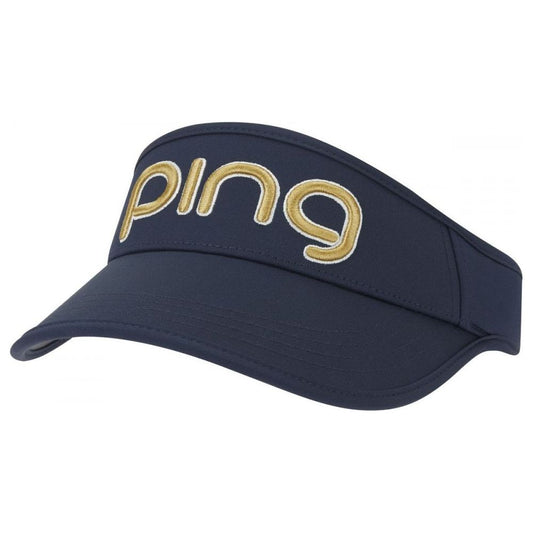 Ping Tour Ladies Vented Delta Visor, tmavě modrý dámský golfový kšilt Ping