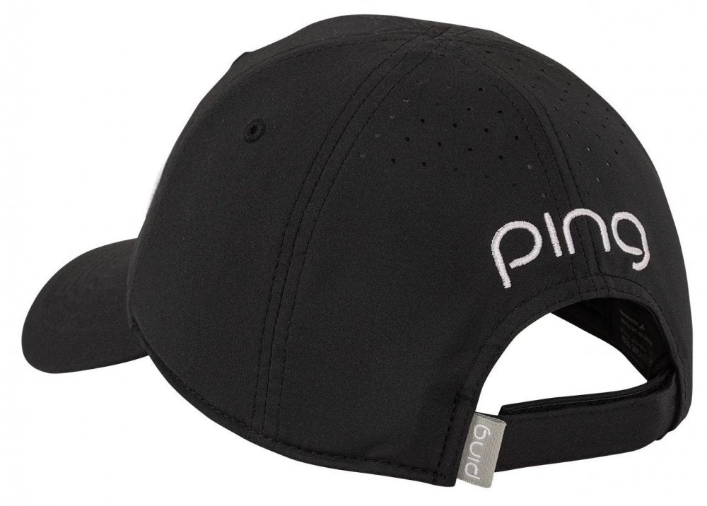 Ping Tour Ladies Vented Delta, černá dámská golfová kšiltovka