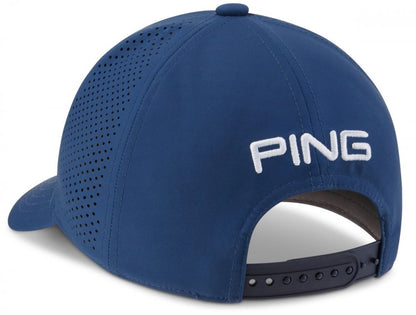 Ping Tour Vented Delta, tmavě modrá pánská golfová kšiltovka Ping