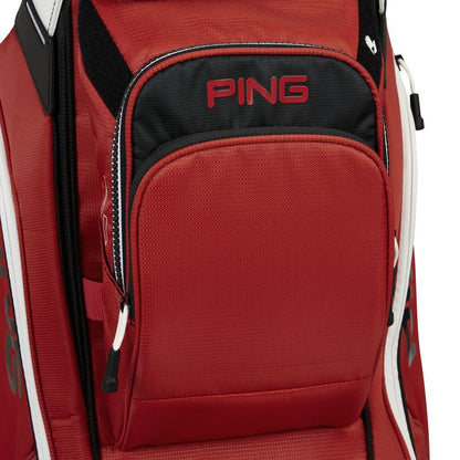 Ping Traverse, Red, Black, White, golfový bag na vozík
