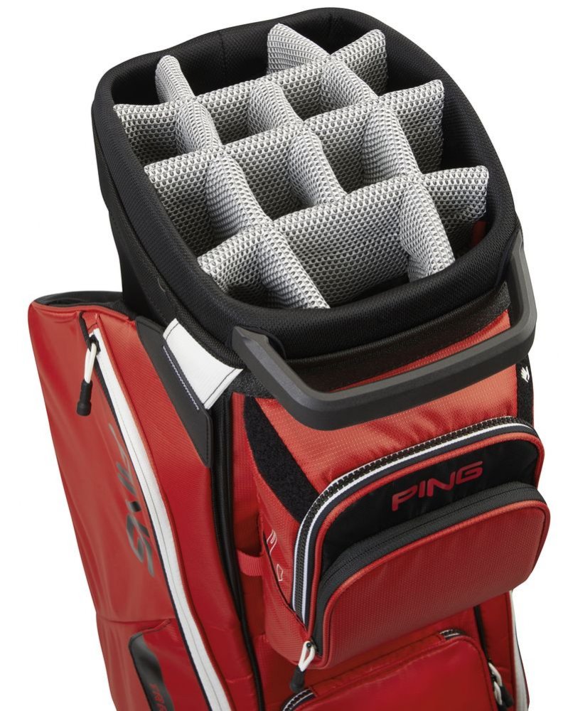 Ping Traverse, Red, Black, White, golfový bag na vozík