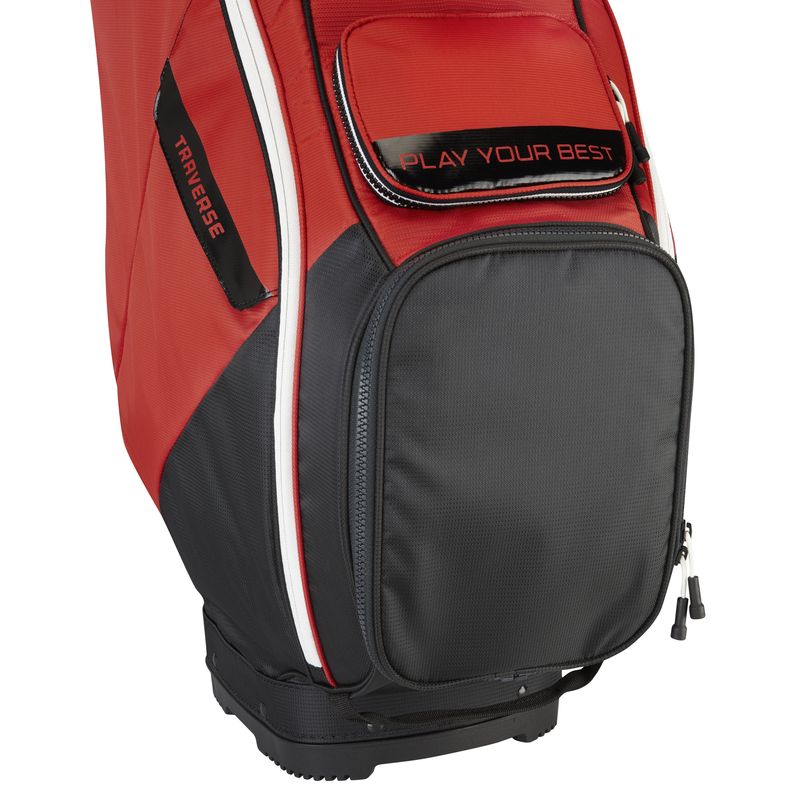 Ping Traverse, Red, Black, White, golfový bag na vozík