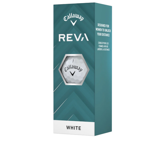 Callaway Reva 2025, weiße Golfbälle für Damen