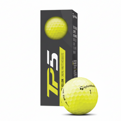 TaylorMade TP5 21, žluté golfové míčky