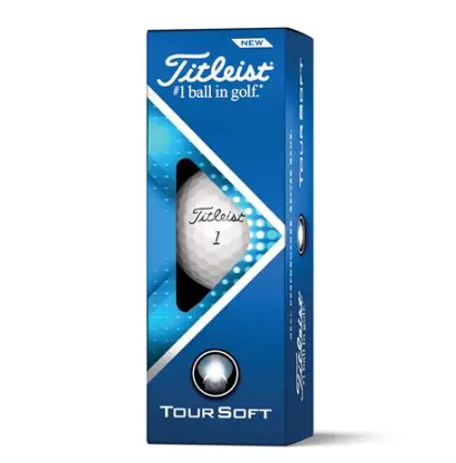 Titleist Tour Soft, bílé golfové míčky