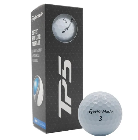 TaylorMade TP5 2024, bílé golfové míčky