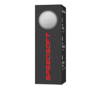 TaylorMade SpeedSoft 2024, bílé golfové míčky