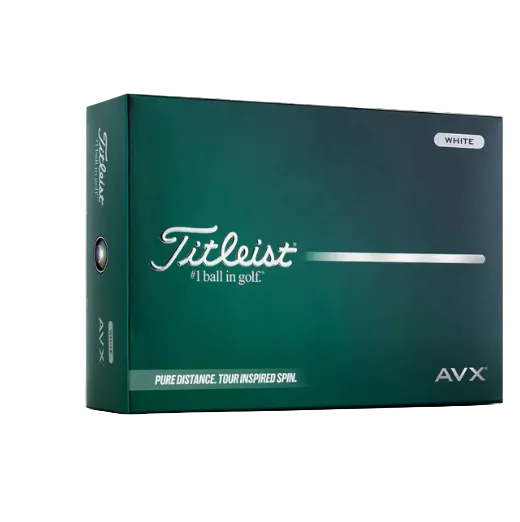 Titleist AVX 2024, weiße Golfbälle