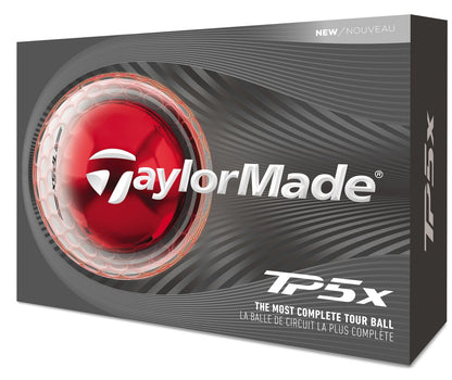 TaylorMade TP5x 2026, bílé golfové míčky