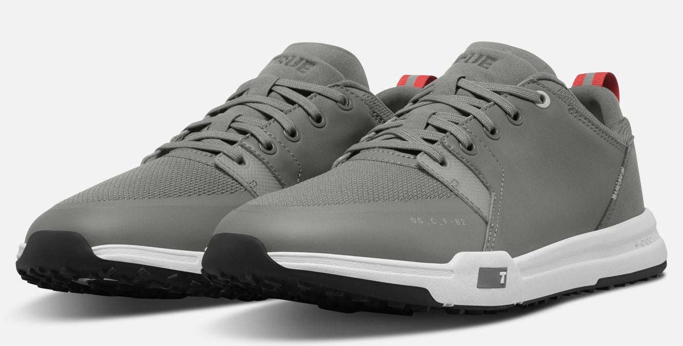 True OG Cush, Grey, šedé barefoot pánské golfové boty, bez spikové