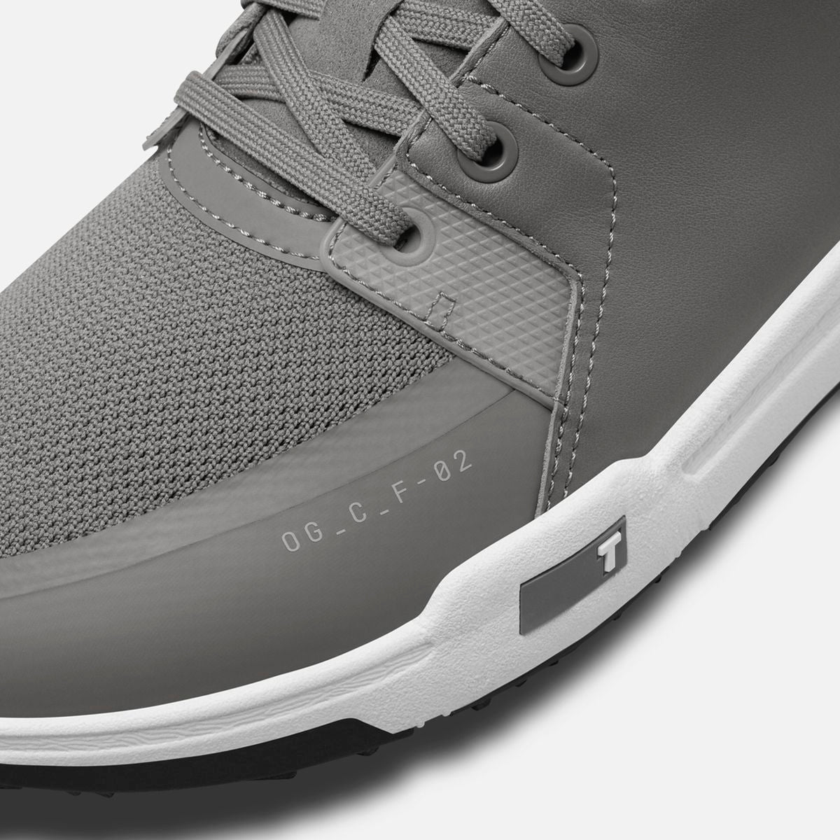 True OG Cush, Grey, šedé barefoot pánské golfové boty, bez spikové
