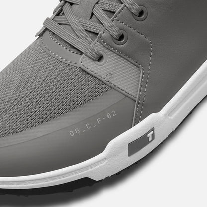 True OG Cush, Grey, šedé barefoot pánské golfové boty, bez spikové