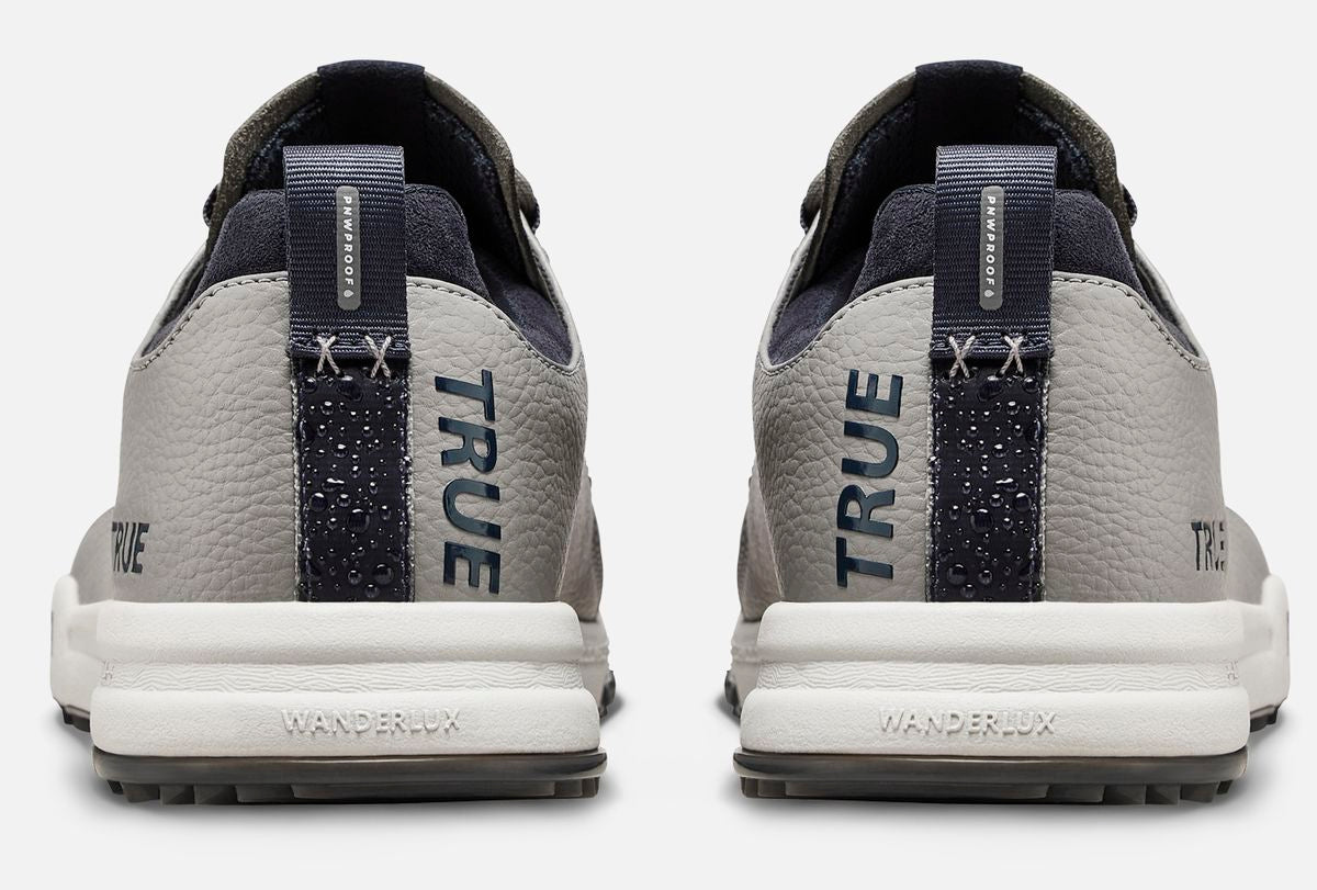 True OG3 Pro, Nine Iron Grey, šedé barefoot pánské golfové boty
