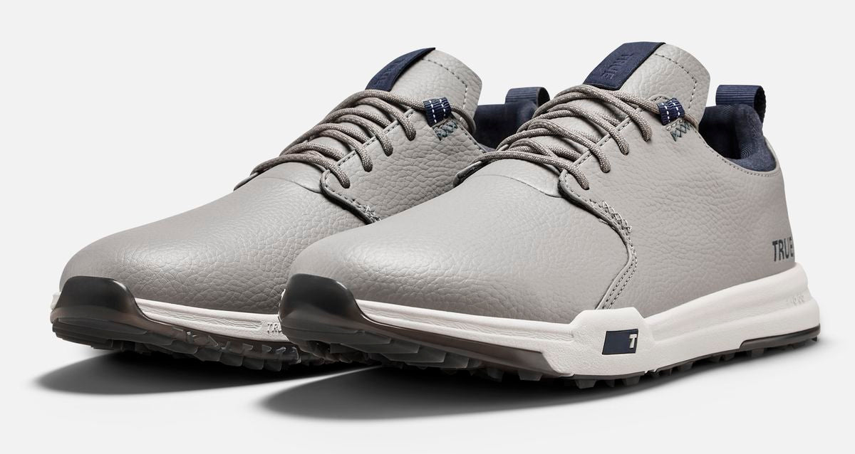 True OG3 Pro, Nine Iron Grey, šedé barefoot pánské golfové boty