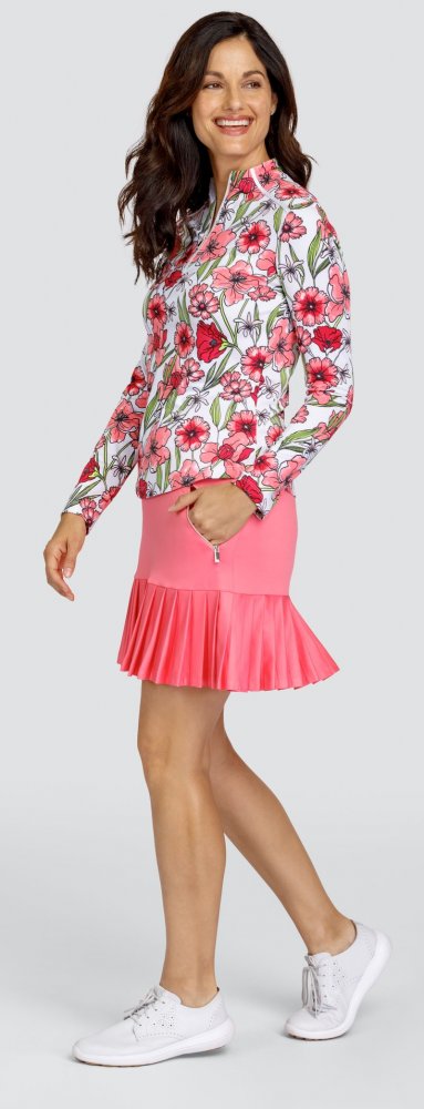 Tail Theola LS Funnelnktop Curvedhe, Strawberry Blossoms