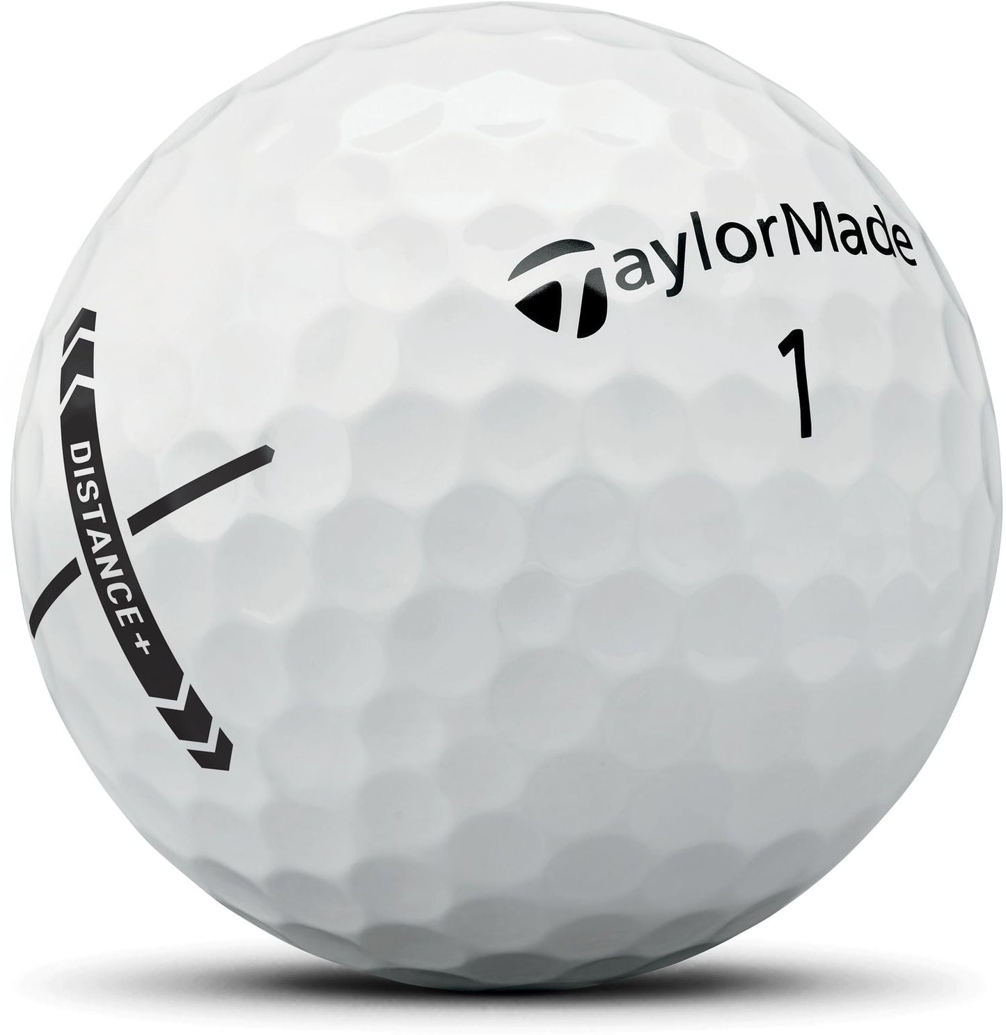TaylorMade Distance+, bílé, 3 míčky (2025) TaylorMade