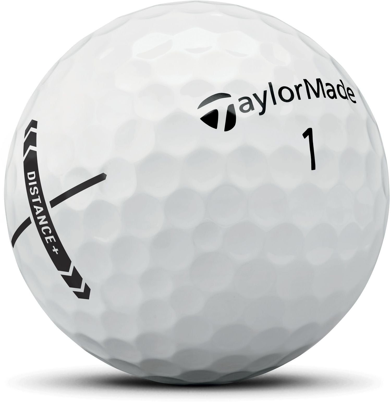 TaylorMade Distance+, bílé, 3 míčky (2025) TaylorMade