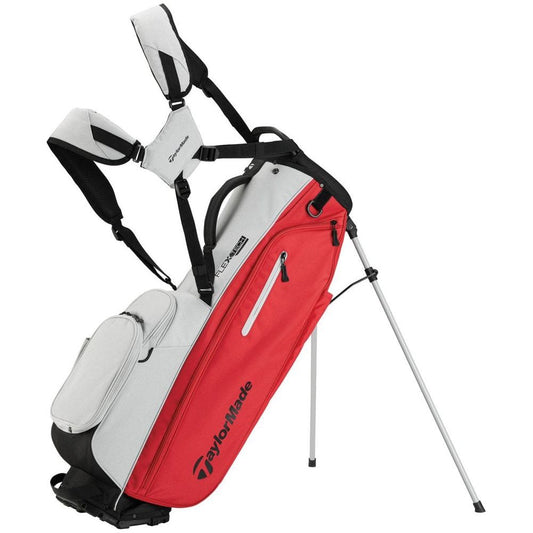 TaylorMade FlexTech, Silver, Red, golfový bag na nošení