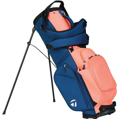 TaylorMade Flextech, Coral, Navy, lehký golfový bag na záda