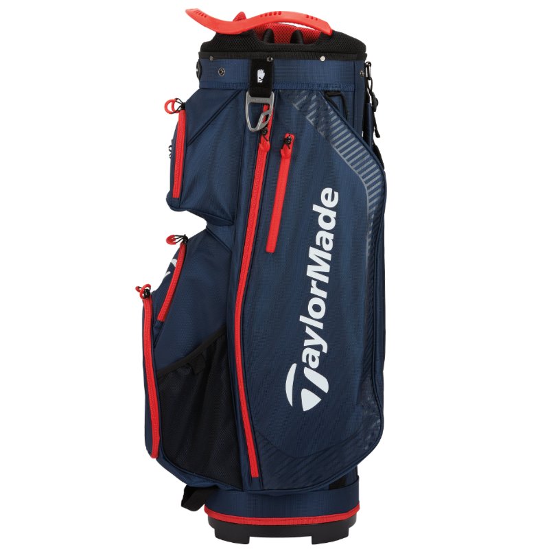TaylorMade Pro Cart, modro červený vozíkový golfový bag