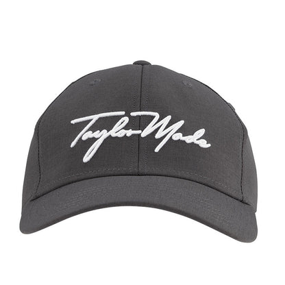 TaylorMade Radar Script Seeker Hat, černá golfová kšiltovka