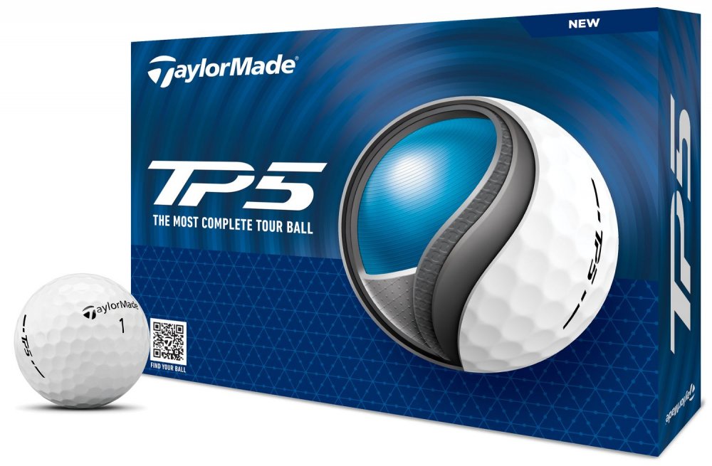 TaylorMade TP5 2024, bílé golfové míčky