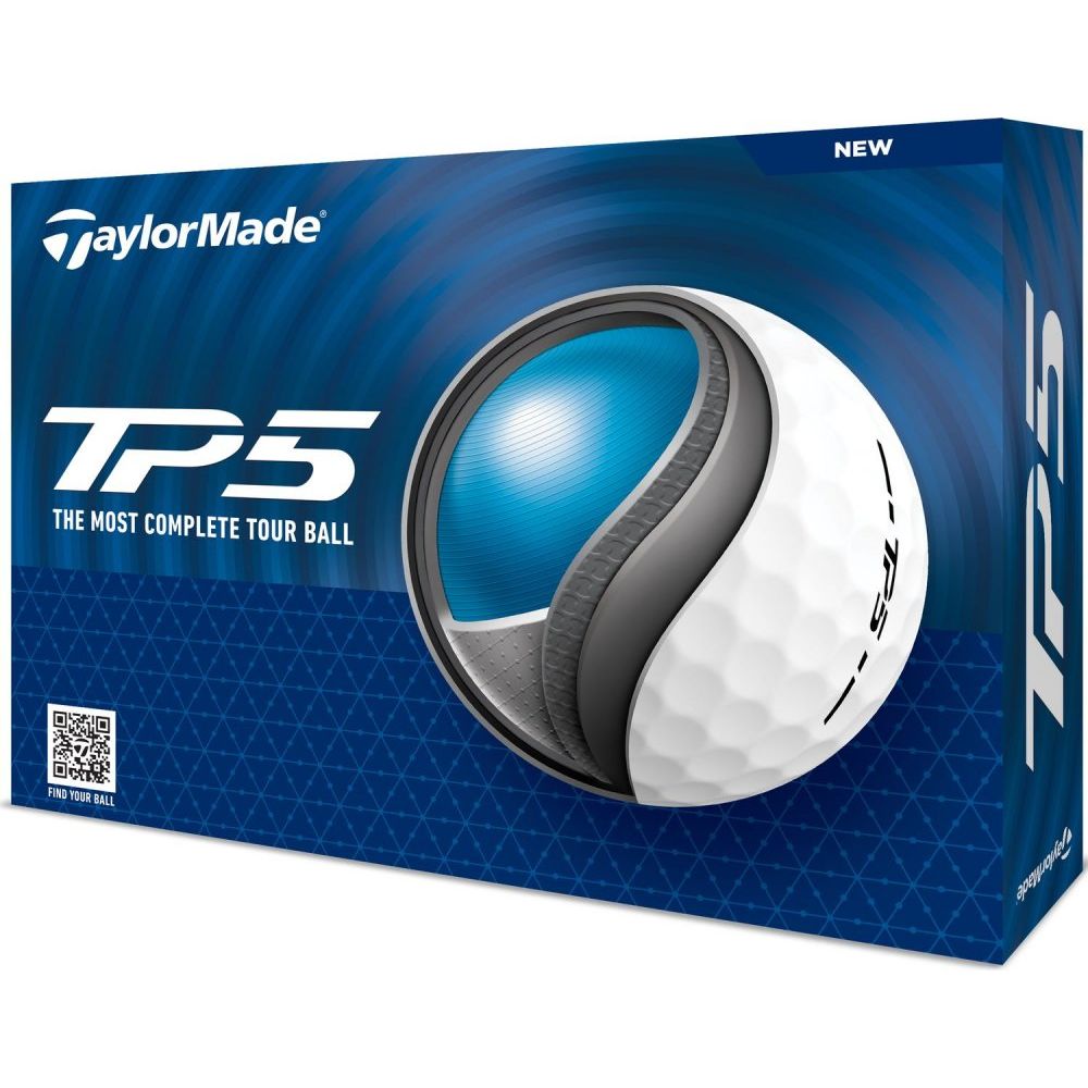 TaylorMade TP5 2024, bílé golfové míčky
