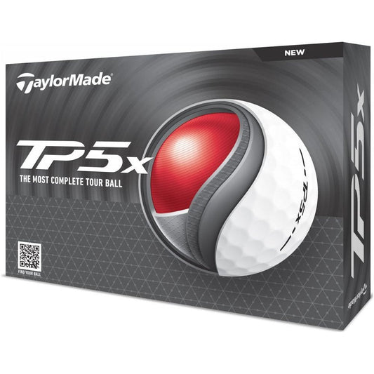 TaylorMade TP5x 2024, bílé golfové míčky