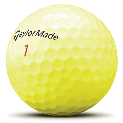 TaylorMade TP5x 2026, žluté golfové míčky