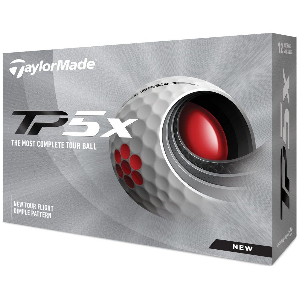 TaylorMade TP5x 21, bílé golfové míčky