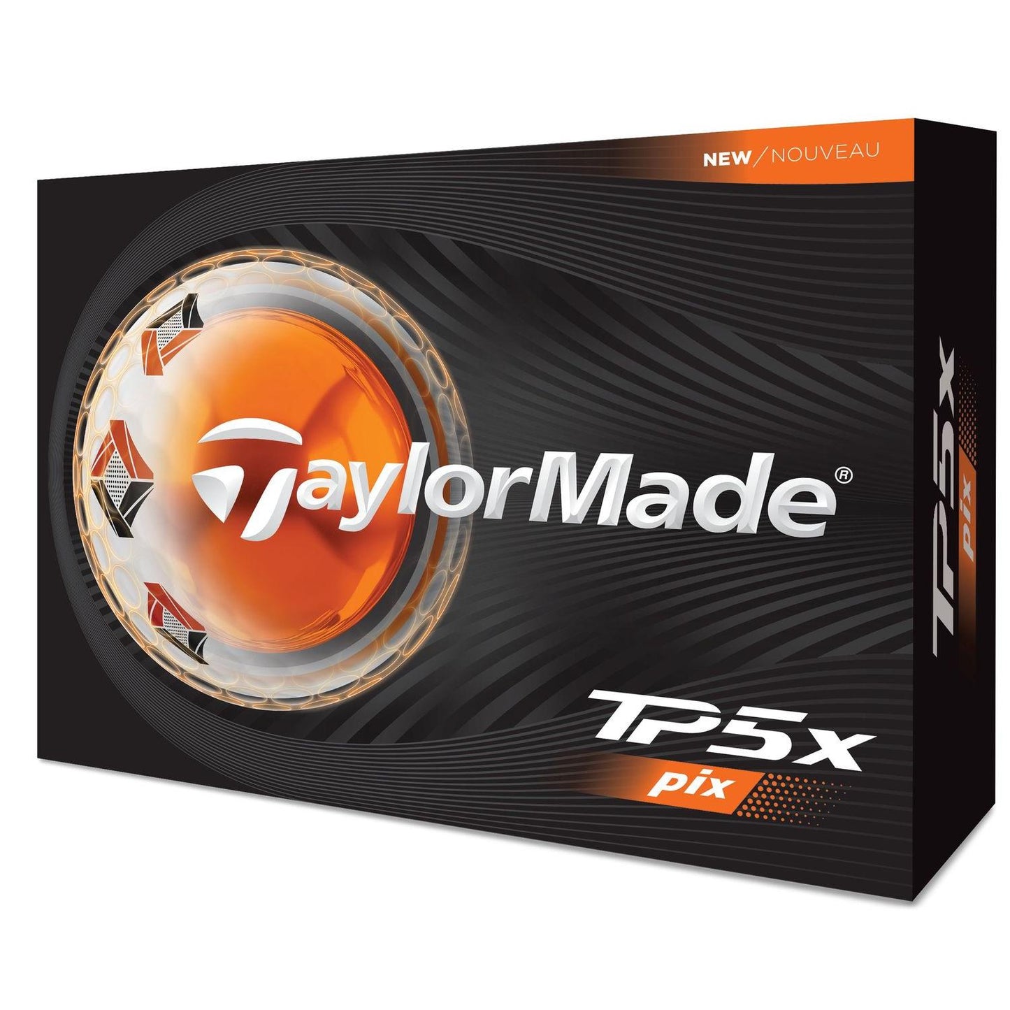 TaylorMade TP5x PIX 2026, bílé golfové míčky