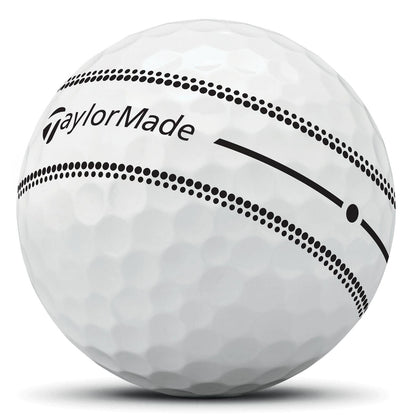 TaylorMade TP5x STRIPE 2026, bílé golfové míčky