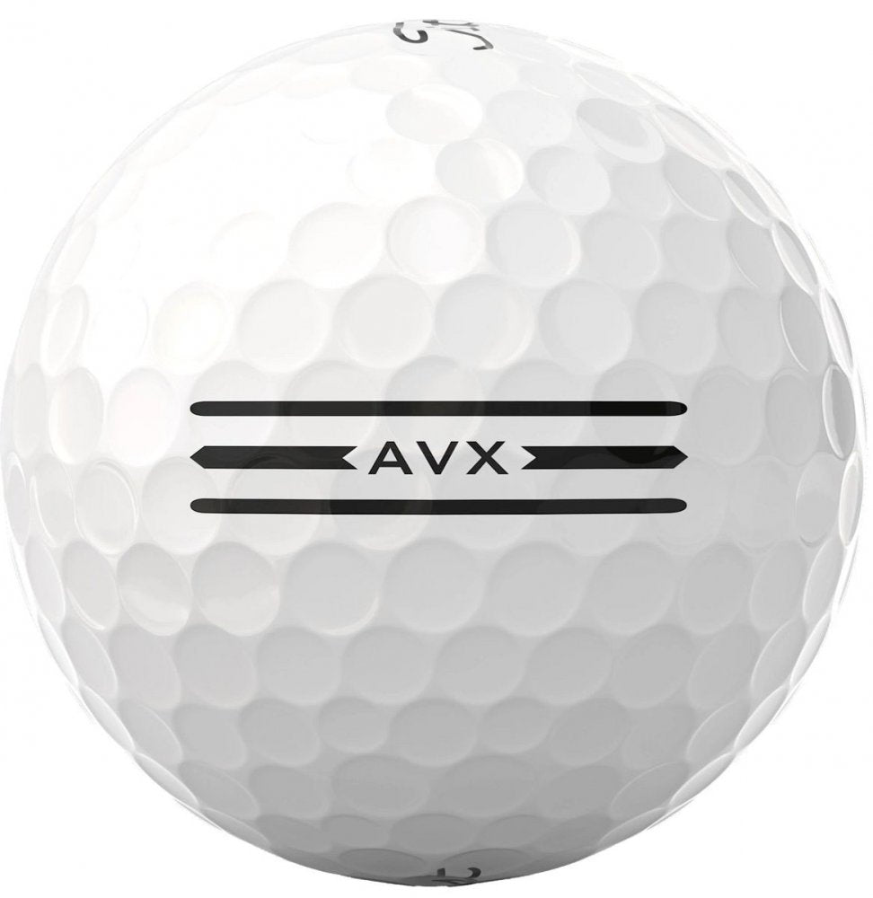 Titleist AVX 2024, bílé golfové míčky