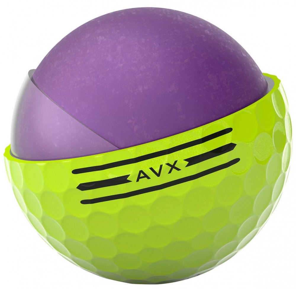 Titleist AVX 2024, žluté, 3 golfové míčky Titleist