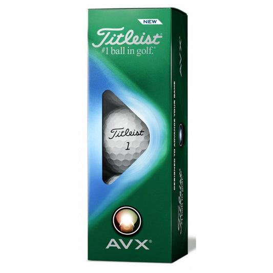 Titleist AVX, bílé golfové míčky