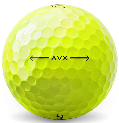 Titleist AVX, žluté golfové míčky