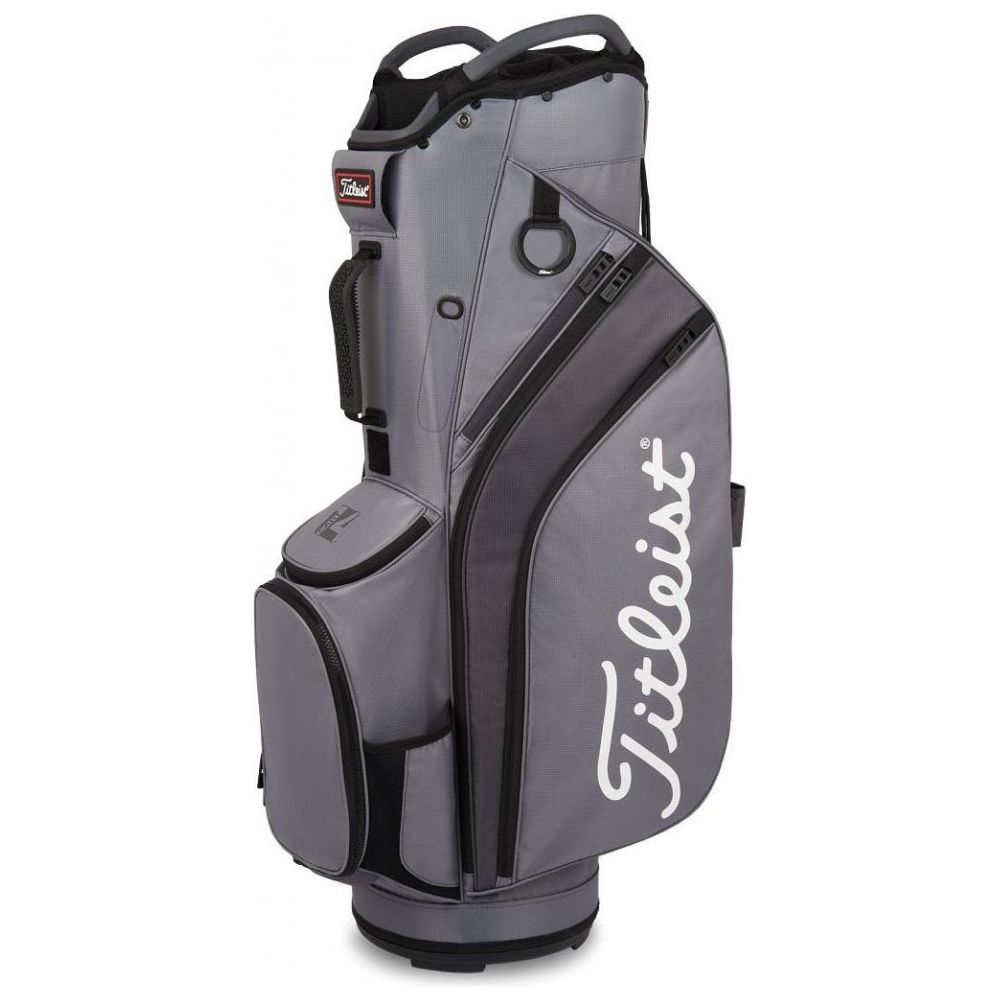 Titleist Cart 14, Charcoal, Graphite, Black, golfový bag na vozík