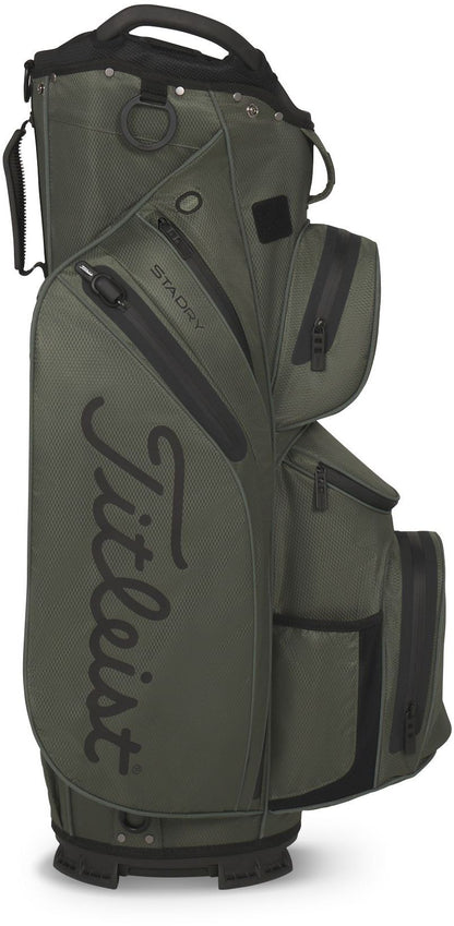 Titleist Cart 14 StaDry, Cypress, Black, nepromokavý golfový bag na vozík