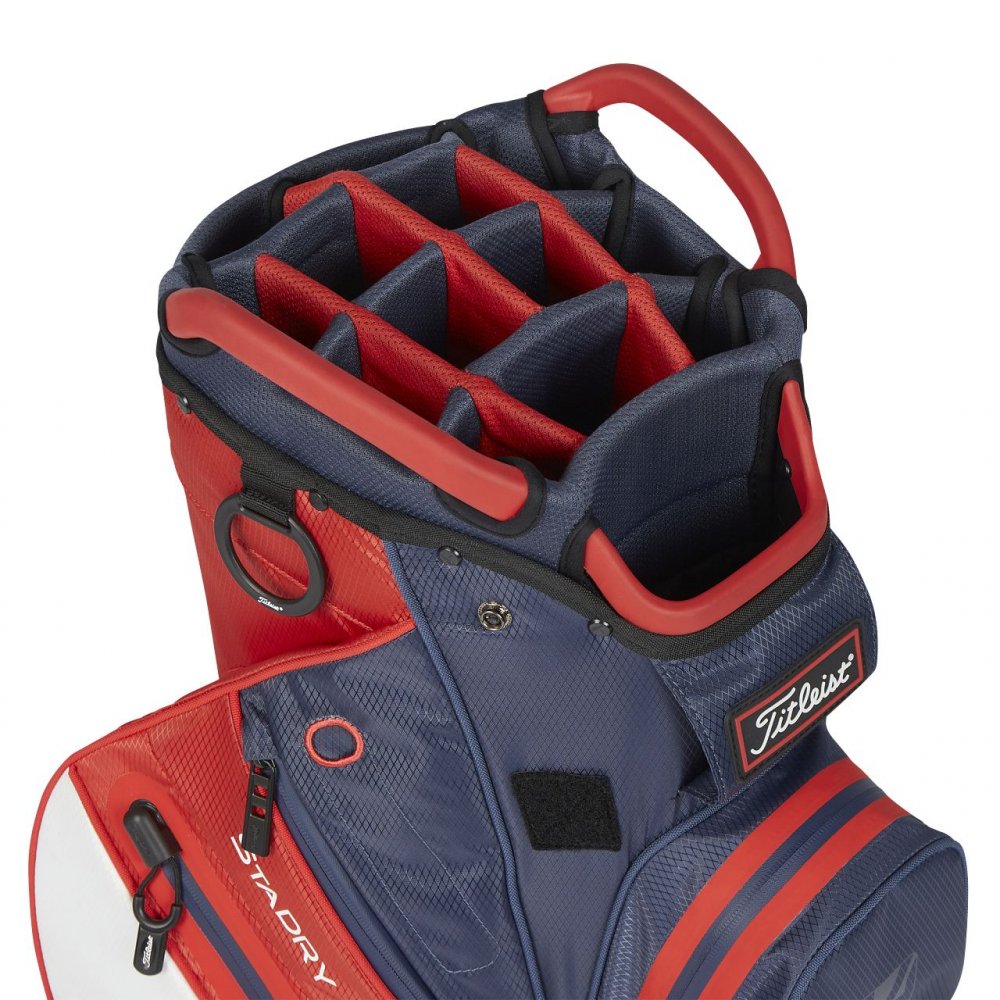 Titleist Cart 14 StaDry, Navy, Red, White