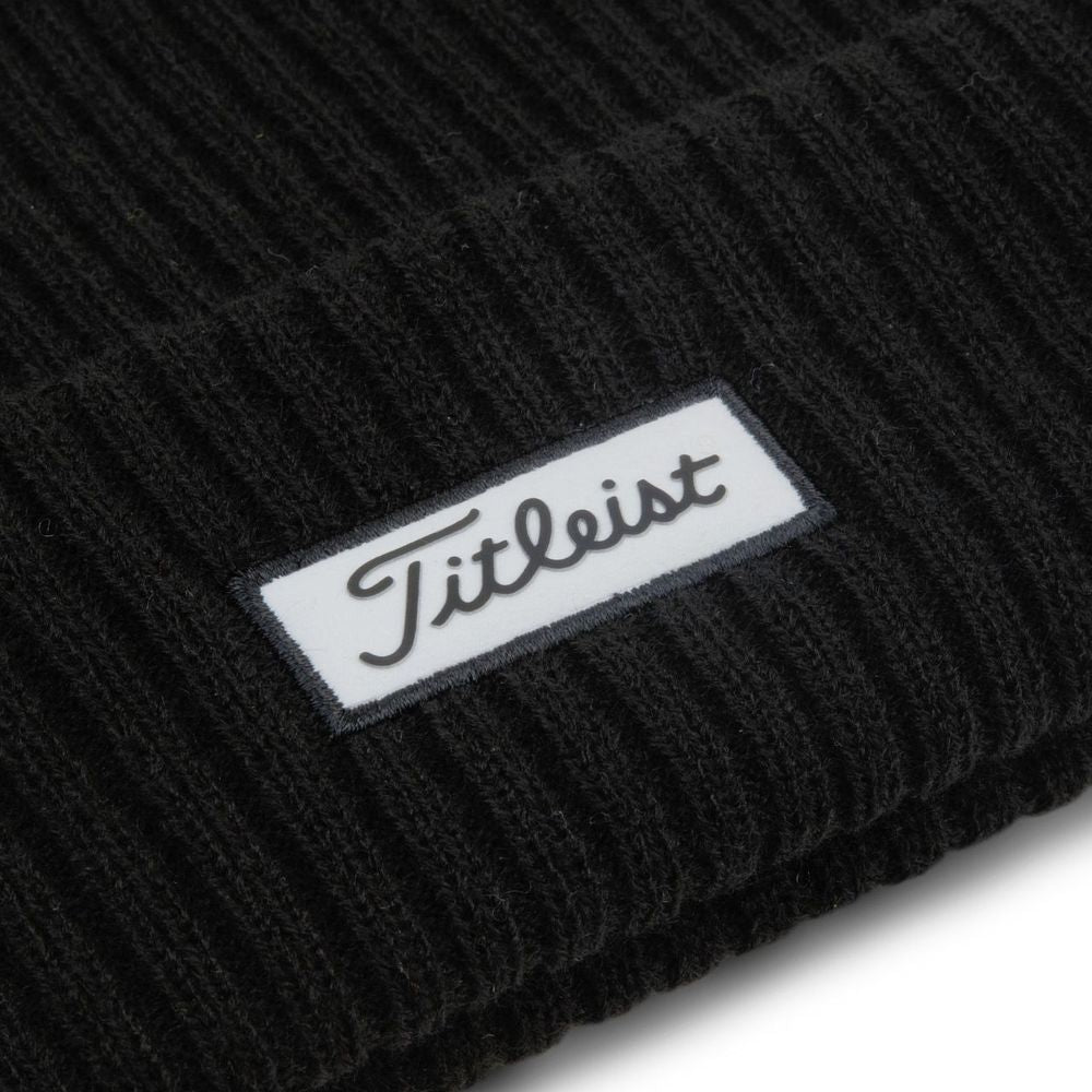 Titleist Charleston Cuff Knit, Black, White